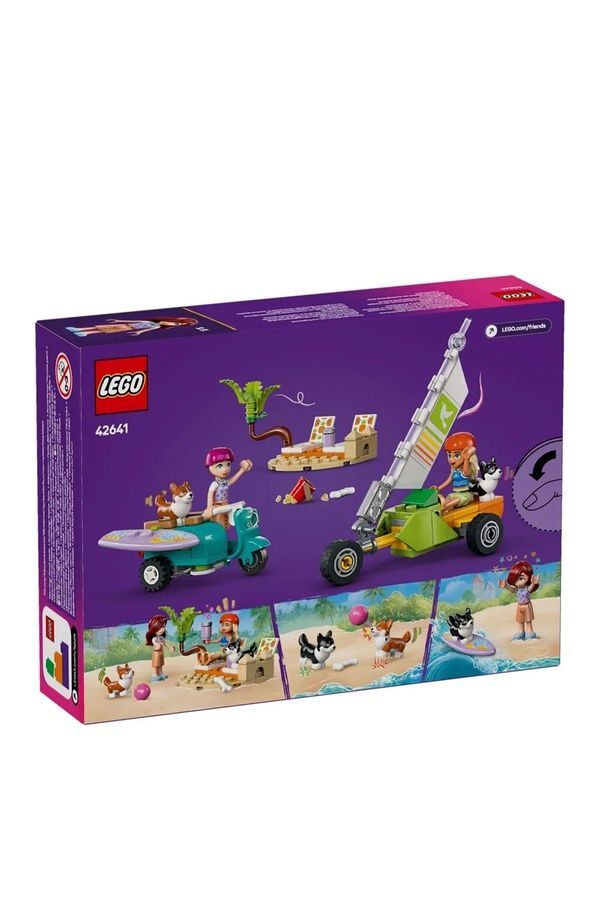 Конструктор LEGO Friends, Собачі пригоди на серфі та скутері 42641 ЦБ-00269197 фото