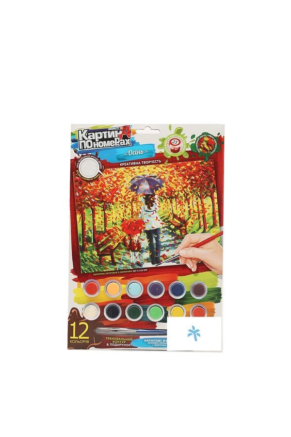 Набір для творчості "Картини за номерами" Danko Toys KN-03-01,02,03,...10 ЦБ-00237660 фото