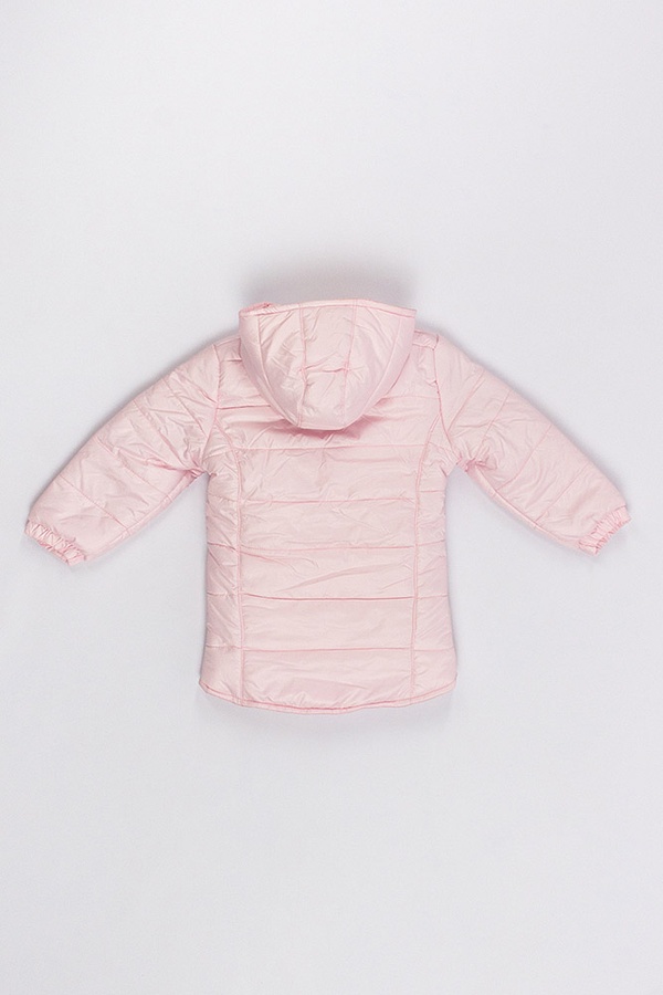 Куртка длинная на девочку цвет розовый ЦБ-00137799, 122