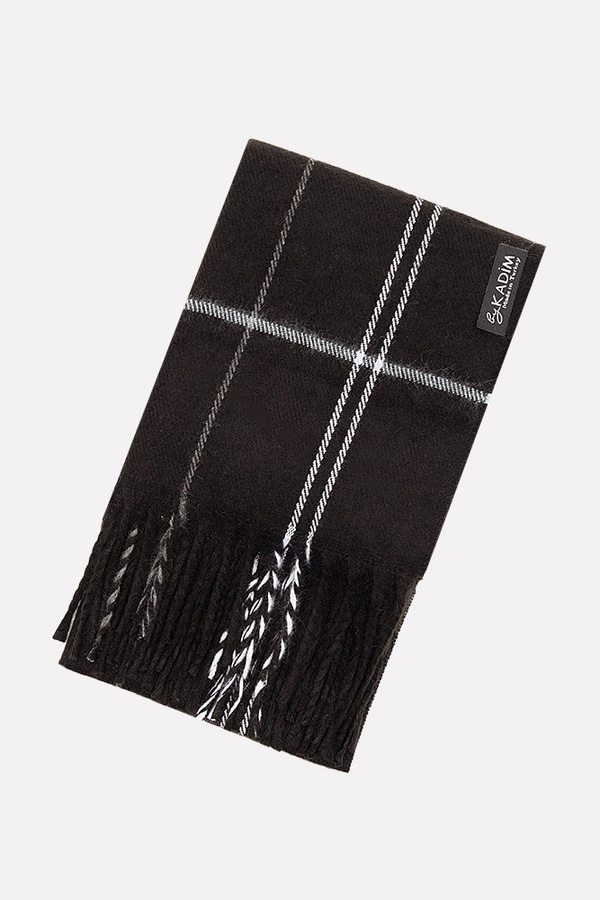 Мужской шарф цвет черный ЦБ-00201495 SKT000870526 фото