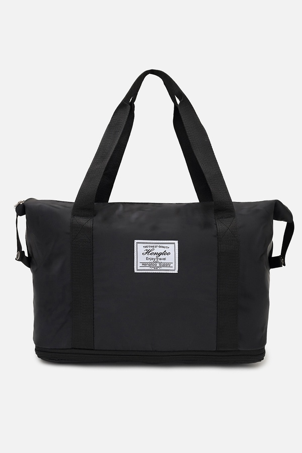 Жіноча дорожня сумка колір чорний ЦБ-00232081 SKT000937840 фото