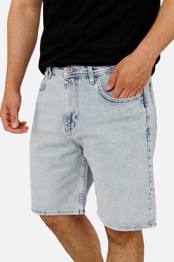 Чоловічі джинсові шорти 44 колір блакитний ЦБ-00253151 SKT001001087 фото