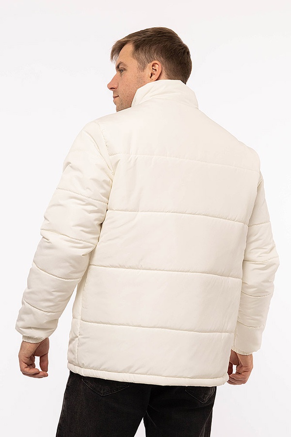 Мужская куртка 54 цвет молочный ЦБ-00200330 SKT000868258 фото