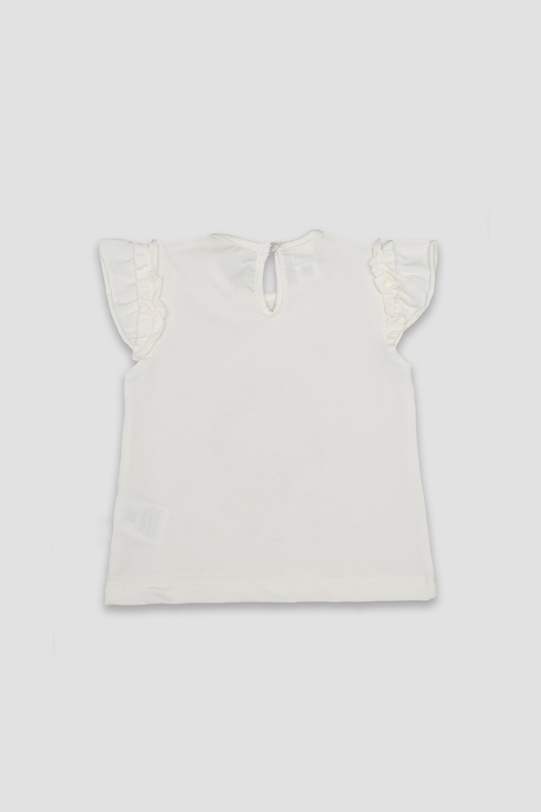 Костюм з шортами для дівчинки 92 колір білий ЦБ-00249265 SKT000990995 фото