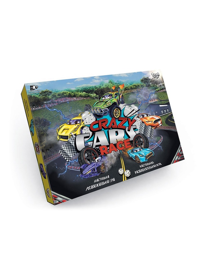 Настольная игра "Crazy Cars Race" цвет разноцветный ЦБ-00221968 SKT000914182 фото