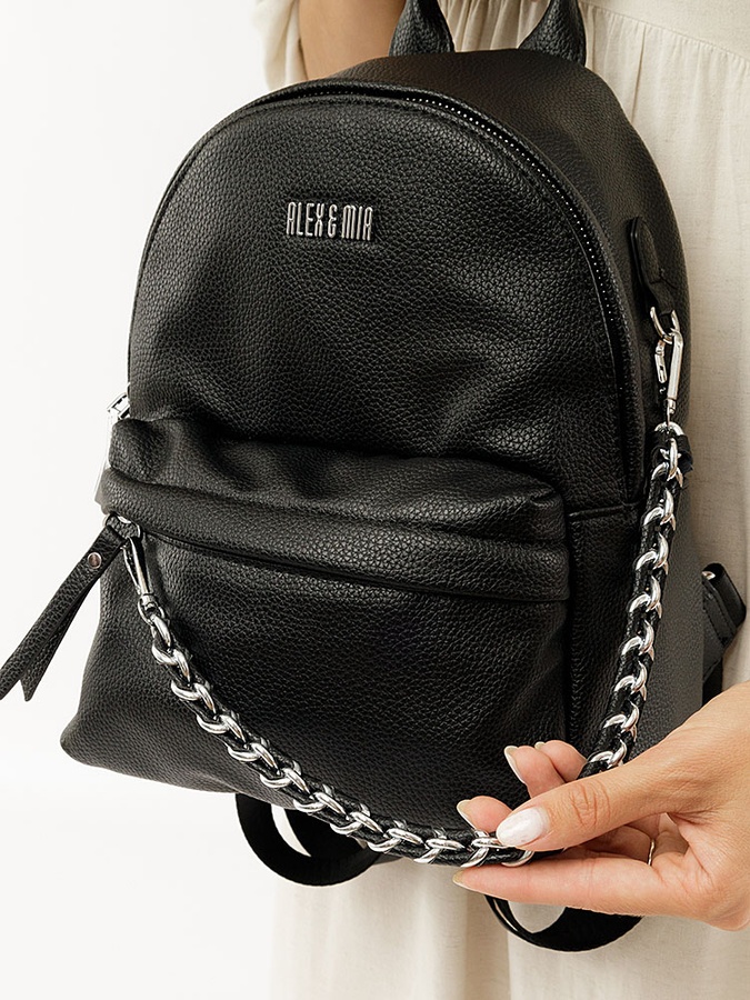 Жіночий рюкзак колір чорний ЦБ-00225935 SKT000923101 фото
