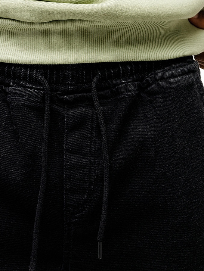 Джогеры джинсовые мужские 44 цвет черный ЦБ-00227366 SKT000926238 фото