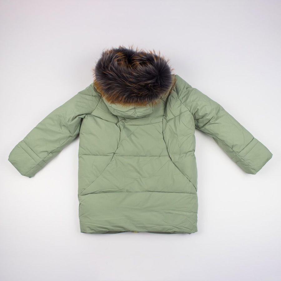 Куртка длинная зимняя женская мятная 42 ЦБ-00135237 SKT000479277 фото