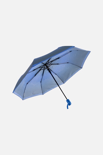 Женский полуавтоматический зонтик цвет синий ЦБ-00248849