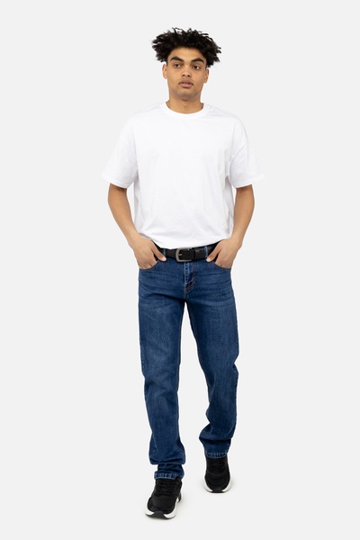 Чоловічі джинси 58 колір синій ЦБ-00246652 SKT000985059 фото