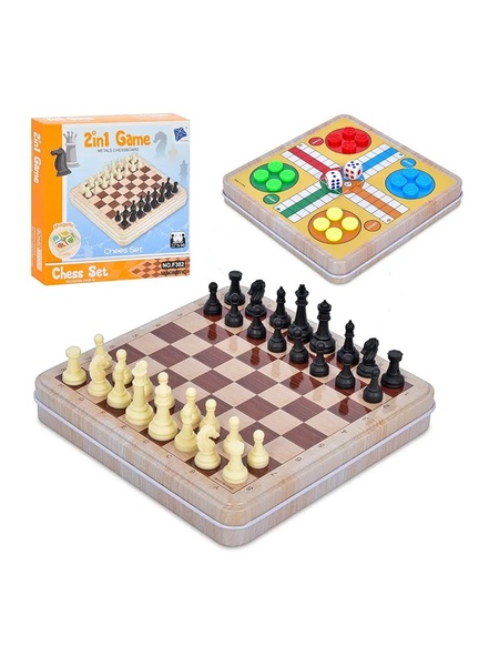 Набір для гри в шахи і лудо колір різнокольоровий ЦБ-00232789 SKT000939170 фото