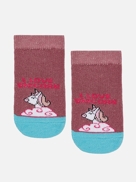 Шкарпетки для дівчинки 17-19 колір пудровий ЦБ-00229048 SKT000931219 фото