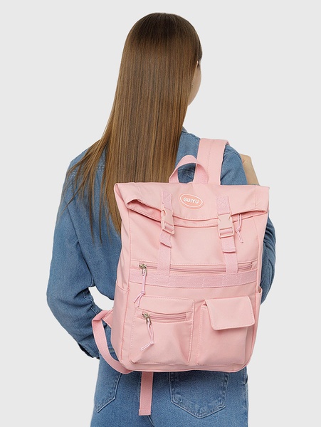 Женский спортивный рюкзак цвет розовый ЦБ-00206995 SKT000882183 фото