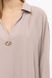 Жіноча блуза 56 колір бежевий ЦБ-00191269 SKT000845380 фото 2