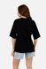 Жіноча патріотична футболка з коротким рукавом 48 колір чорний ЦБ-00253316
