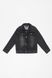 Джинсова куртка для хлопчика 116 колір чорний ЦБ-00188916 SKT000838983 фото 1