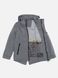 Куртка парка зі світловідбивним принтом для хлопчика 140 колір сірий ЦБ-00207629 SKT000883259 фото 3