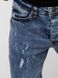 Мужские джинсовые шорты 46 цвет голубой ЦБ-00219167 SKT000906523 фото 2