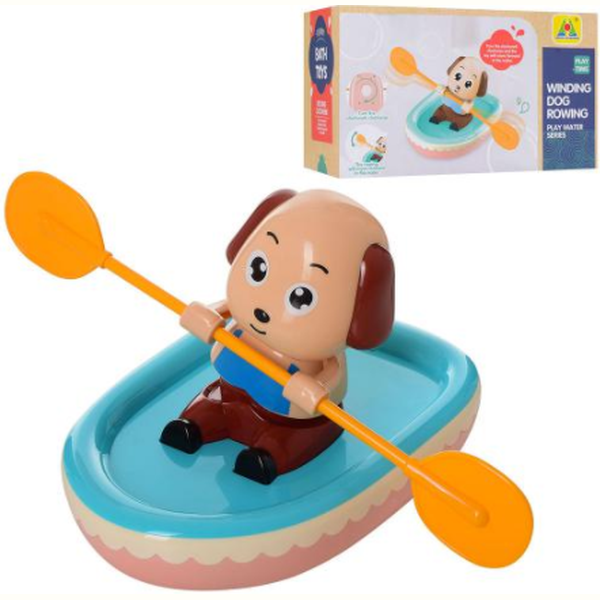 Водоплавна іграшка "Собачка в лодці" колір різнокольоровий ЦБ-00145852 SKT000504208 фото