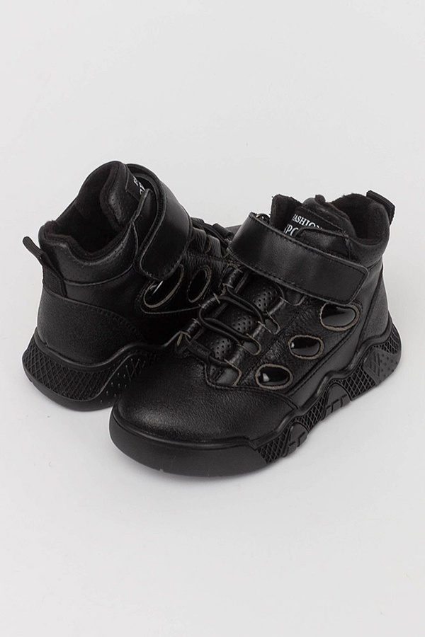 Ботинки на мальчика цвет черный ЦБ-00161525 SKT000569566 фото