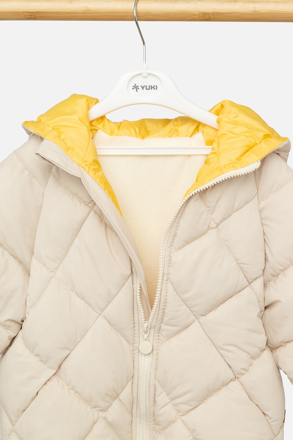 Куртка для дівчинки 98 колір молочний ЦБ-00244112