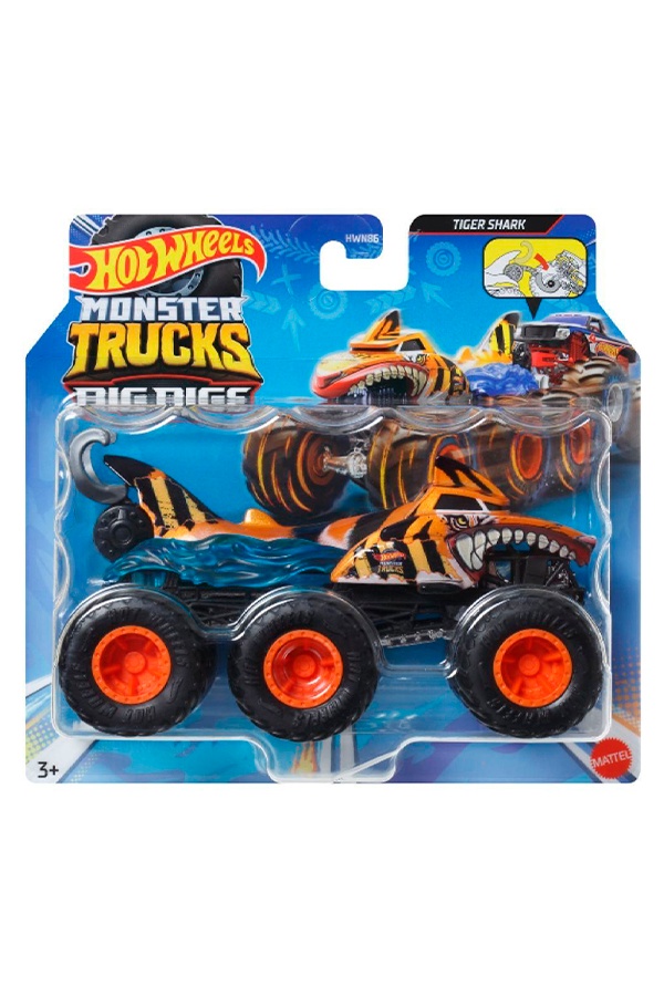 Машинка-позашляховик "Супер-тягач" серії "Monster Trucks" Hot Wheels колір різнокольоровий ЦБ-00247088 SKT000986120 фото