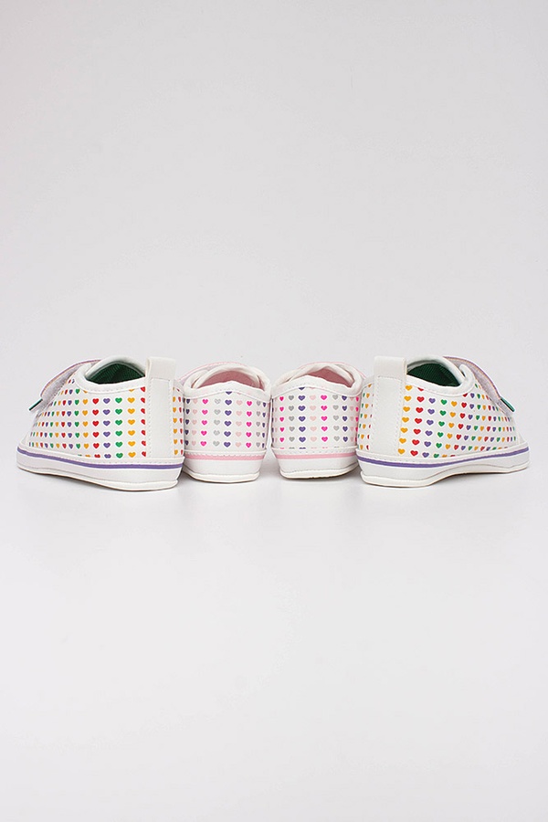 Пінетки-кросівки на дівчинку колір різнокольоровий ЦБ-00171122 SKT000572736 фото