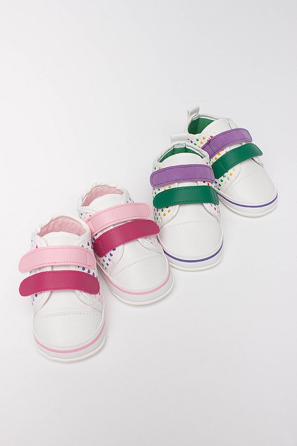 Пинетки-кроссовки на девочку цвет разноцветный ЦБ-00171122 SKT000572736 фото