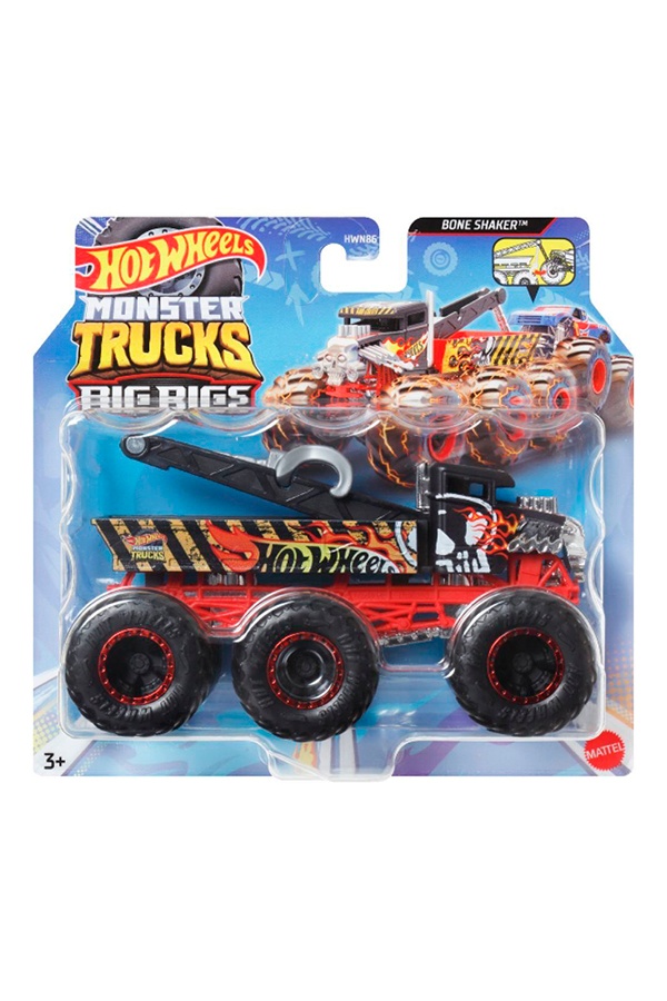 Машинка-позашляховик "Супер-тягач" серії "Monster Trucks" Hot Wheels колір різнокольоровий ЦБ-00247088 SKT000986120 фото
