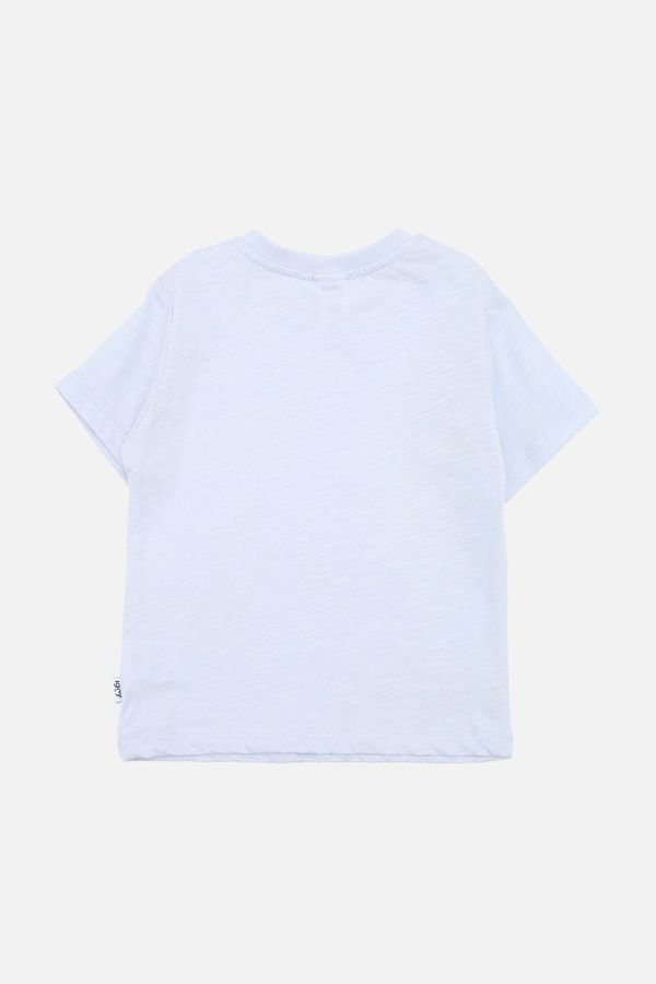 Костюм із шортами для хлопчика колір блакитний 86 ЦБ-00273275 фото