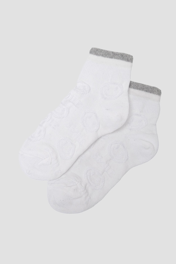 Носки для девочки 23-26 цвет белый ЦБ-00249704 SKT000991652 фото