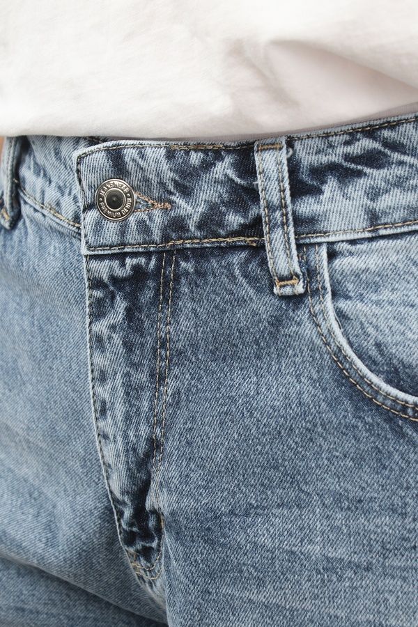 Джинси baggy жіночі колір синій 40 ЦБ-00298295 фото