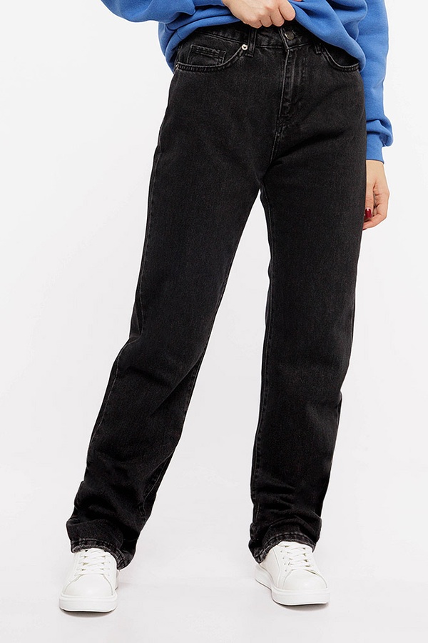 Жіночі джинси 38 колір чорний ЦБ-00202926 SKT000873191 фото