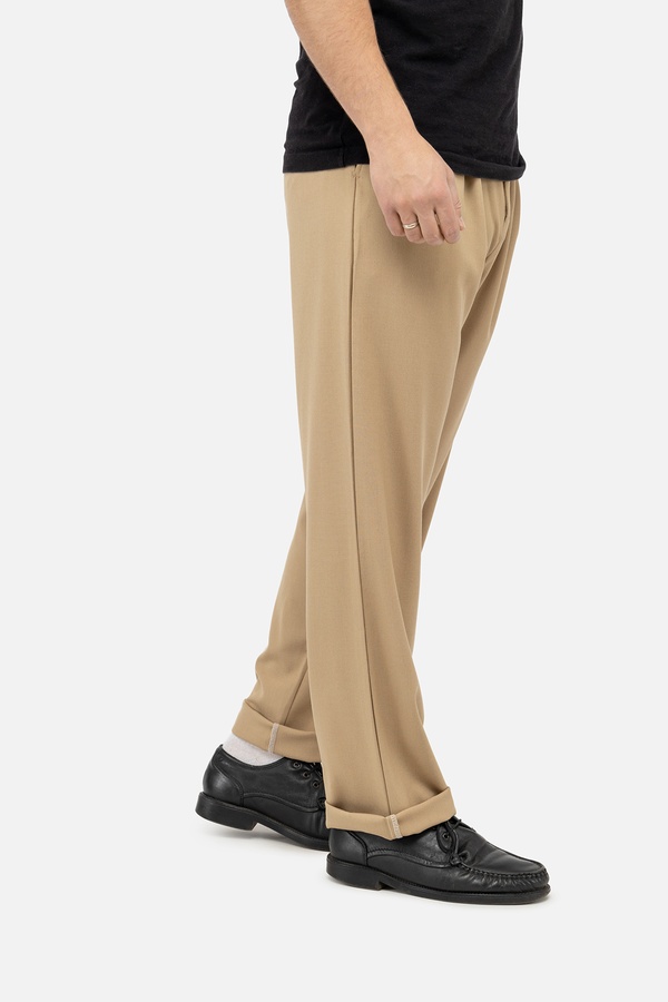 Мужские брюки 54 цвет бежевый ЦБ-00241576 SKT000961917 фото