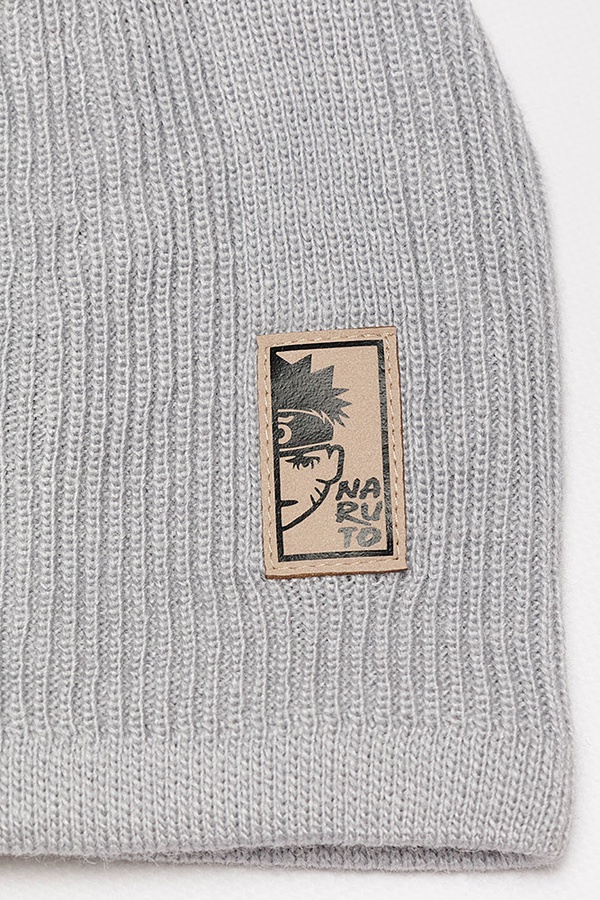 Комплект шапка-шарф на хлопчика 52-54 колір світло-сірий ЦБ-00201786 SKT000871312 фото
