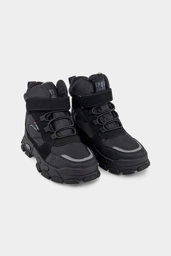 Ботинки для мальчиков 32 цвет черный ЦБ-00234819 SKT000944839 фото