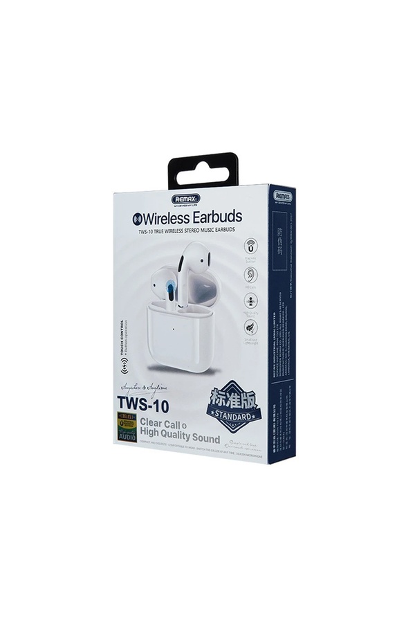 Бездротові навушники Remax TWS-10 колір білий ЦБ-00213755 SKT000894533 фото