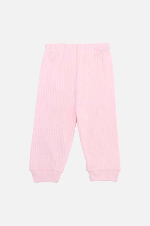 Костюм з штанами для дівчинки 68 колір рожевий ЦБ-00243110 SKT000966993 фото