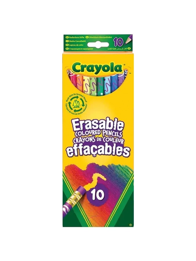 Набор стираемых карандашей 10 шт цвет разноцветный ЦБ-00217559 SKT000902836 фото