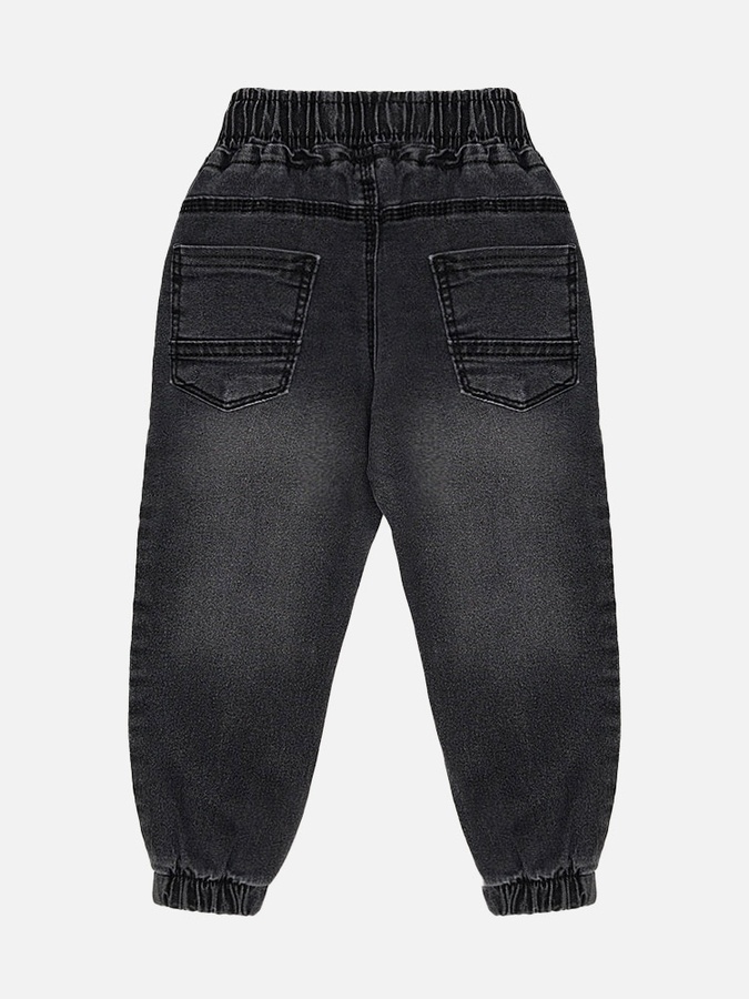 Джогеры джинсовые для мальчика 110 цвет темно-серый ЦБ-00224286 SKT000919594 фото