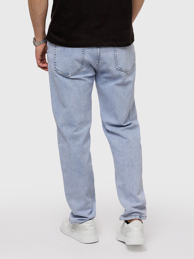 Чоловічі джинси мом 44 колір блакитний ЦБ-00220227 SKT000909158 фото