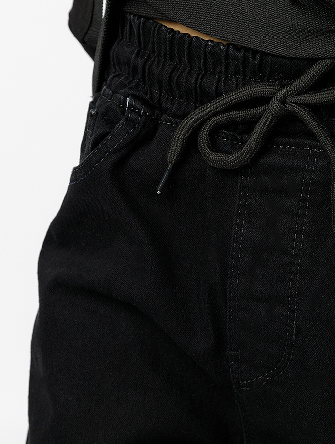 Джогеры джинсовые для мальчика 152 цвет черный ЦБ-00224299 SKT000919655 фото