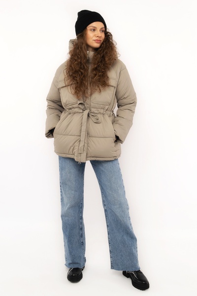 Жіноча куртка 48 колір оливковий ЦБ-00223824 SKT000918317 фото