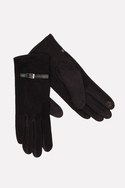 Женские перчатки 8.5 цвет черный ЦБ-00197576 SKT000862157 фото