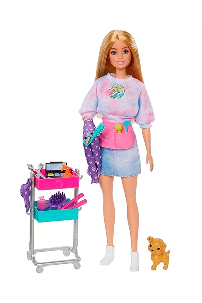 Кукла Barbie Малибу "Стилистка" цвет разноцветный ЦБ-00242760 SKT000965534 фото