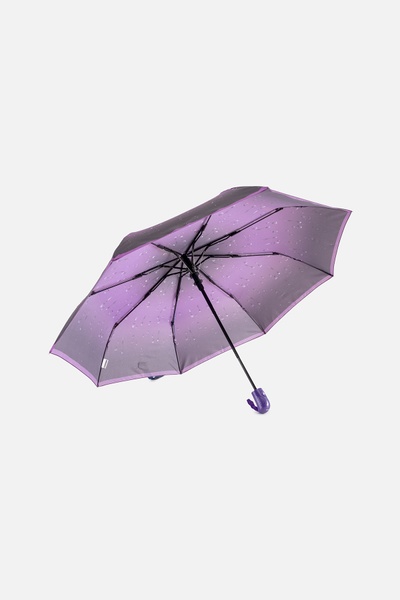 Женский полуавтоматический зонтик цвет фиолетовый ЦБ-00248850