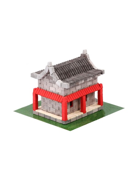 Керамический конструктор из мини-кирпичиков "Китайский домик", серия "Старый город" цвет разноцветный ЦБ-00149488 SKT000511787 фото