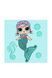 Набор для росписи по номерам для детей "L.O.L. Surprise! Mermaids Merbaby", 40х40 см Ідейка KHO6262 ЦБ-00274085 фото 1