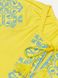 Вишиванка з коротким рукавом для дівчинки 140 колір жовтий ЦБ-00213642 SKT000894309 фото 2