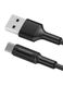 Кабель Borofone BX1 USB to MicroUSB колір чорний ЦБ-00220476 SKT000909896 фото 1
